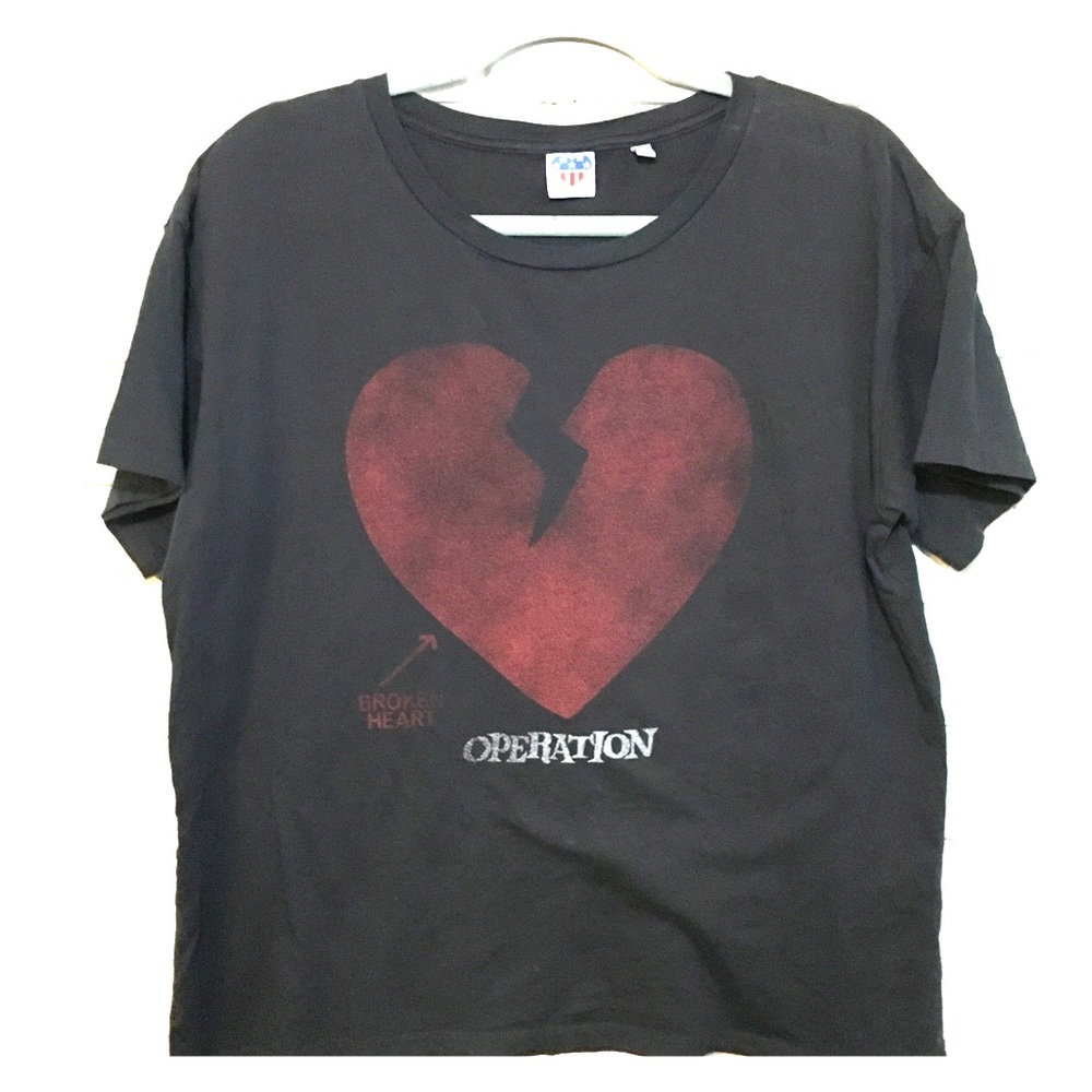 Junk Food Operation board game broken heart tee